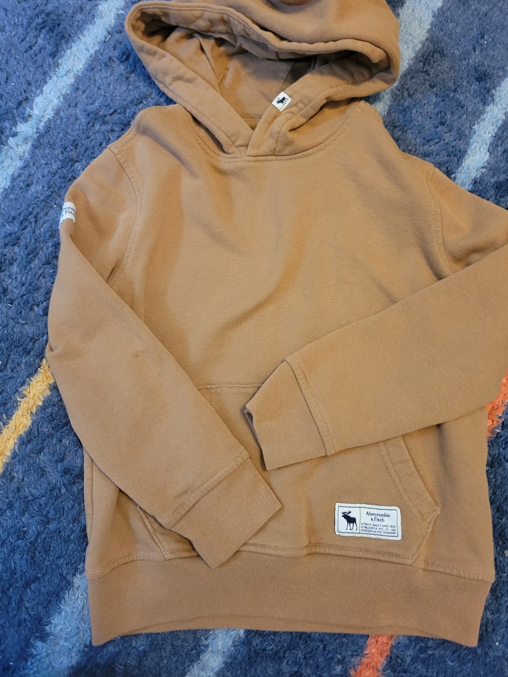 Abercrombie Kids Men's Tan Hooded Sweatshirt